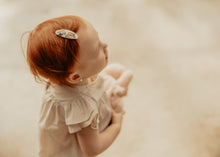 Mini Lily Blossom Embroidered Clips