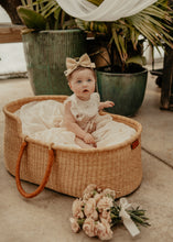 Butter Gingham Printed Dolly Bow