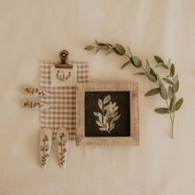 Mini Budding Branch Embroidered Clips