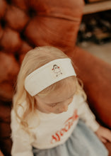 White Wide Ribbed Doll Band