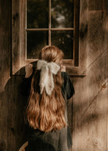 Oatmeal Extra Large Mohair Bow