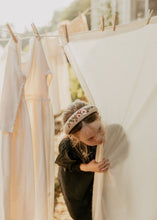 Ribbed Rose Embroidered Headband