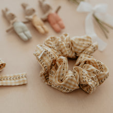 Butter Gingham Scrunchie