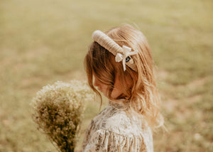 Coffee Velvet Twisted Headband