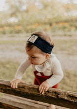 Navy Wide Ribbed Doll Band