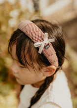 Red Gingham Printed Headband