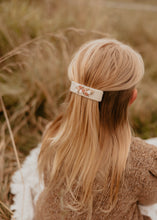 Ivory/ Multicolor Rose Barrette
