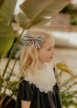 Victorian Rose Striped Medium Clip