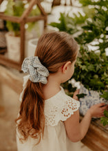 Powder Blue Gingham Scrunchie