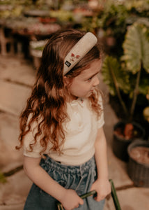 Heather Embroidered Headband