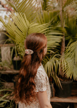 Ribbed Rose Barrette