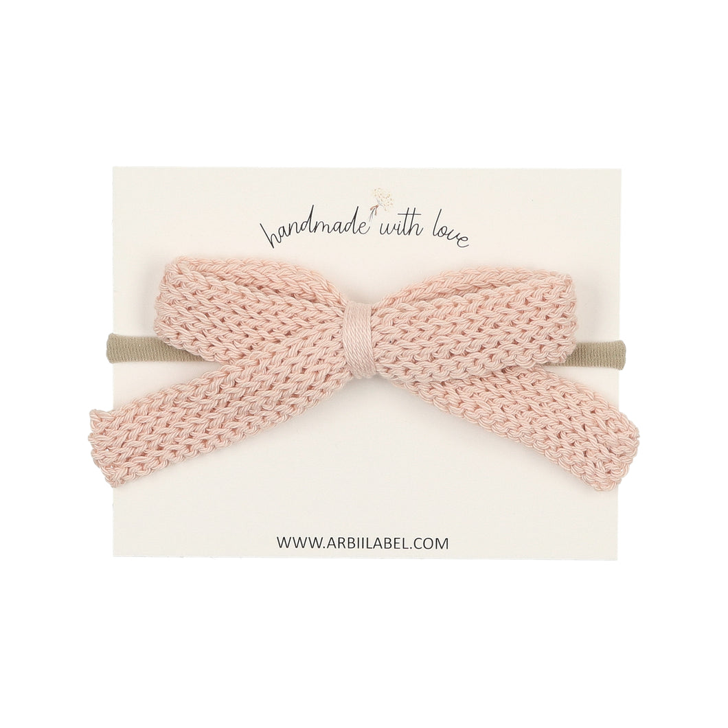 Pink Crochet Baby Band