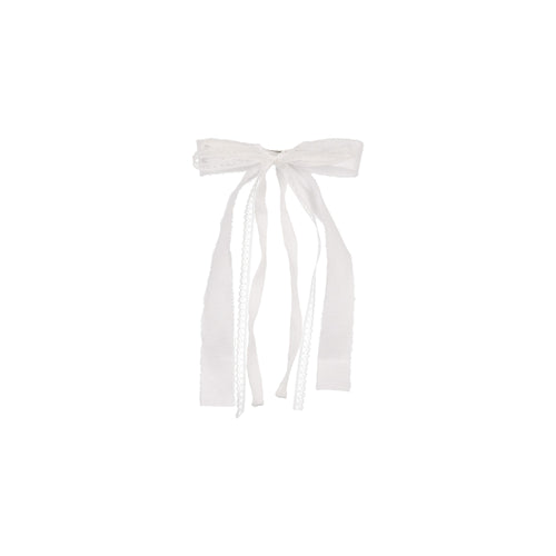 White Medium Streamer Clip