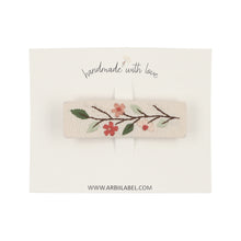 Sorbet Branch Embroidered Barrette