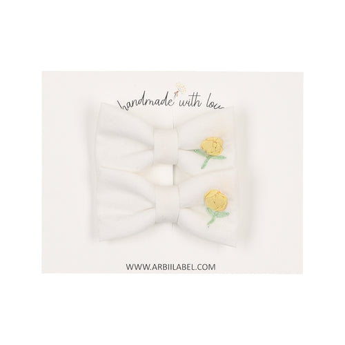 Yellow Buttercup Piggy Clips