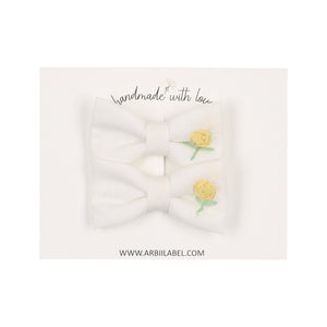 Yellow Buttercup Piggy Clips