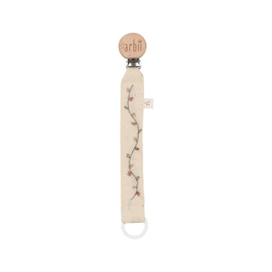 Pink Vine Paci Clip