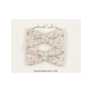 Signature Floral Piggy Clips