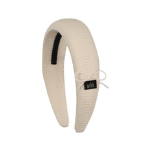 Ivory Ribbed Headband