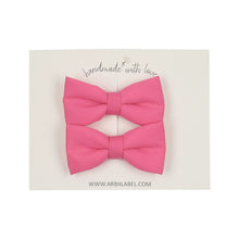 Hot Pink Piggy Clips