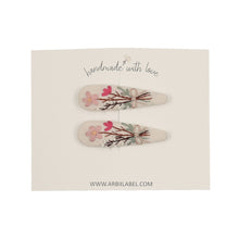 Wildflower Embroidered Clips