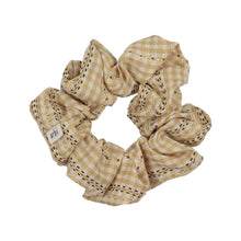 Butter Gingham Scrunchie