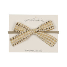 Butter Gingham Printed Baby Band