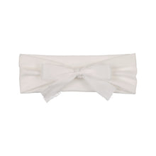 White Silk Baby Bow