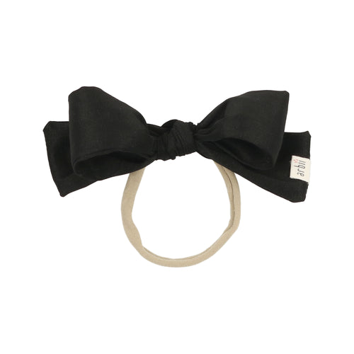 Black Silk Party Bow