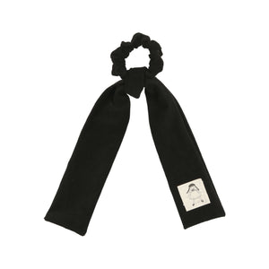 Black Corduroy Doll Hair Tie