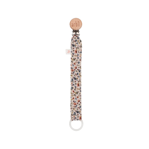 Floral Medley Blue Paci Clip