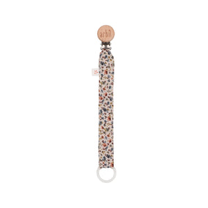 Floral Medley Blue Paci Clip