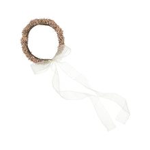 Nude Dried Baby Breaths Wreath with Organza Sheer Bow