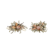 Set of Vintage Dried Floral Spray Clips