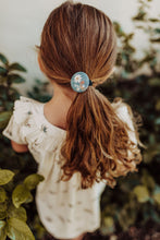 Denim Daisy Pony Tie