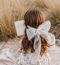Black Sheer Sash Padded Headband